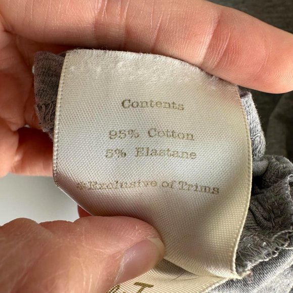 MATILDA‎ JANE Gray Ruched Side Braided Neckline Ladies Casual Tank Top, M - Picture 5 of 8